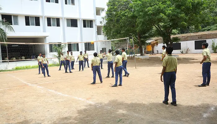 School CCTV cameras monitoring hallways and classrooms to ensure student and staff safety.