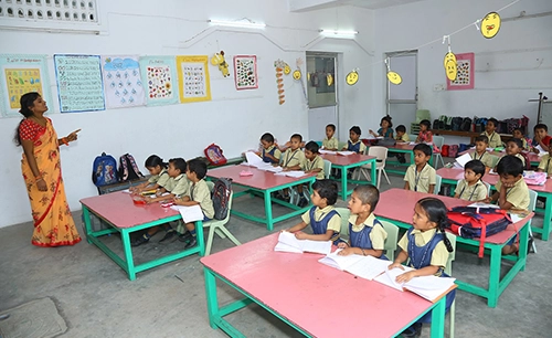 SBVR School in Avadi, Chennai, established in 1992, offers quality education from Std I to XII.